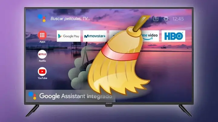 Streaming app settings screen showing storage and cache controls